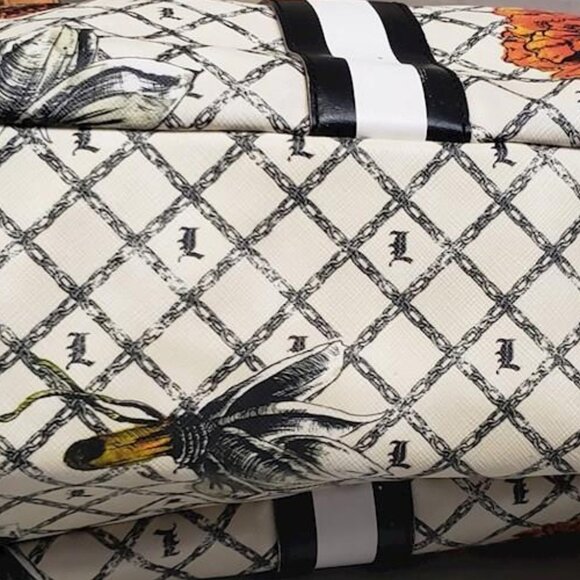 L.A.M.B. by Gwen Stefani Floral Design Leather Handbag - Picture 8 of 8